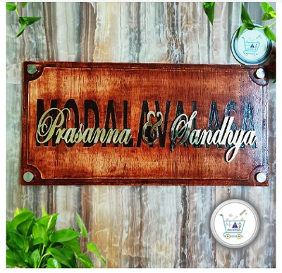 Exquisite Brass Nameplate – The Definition of Elegance